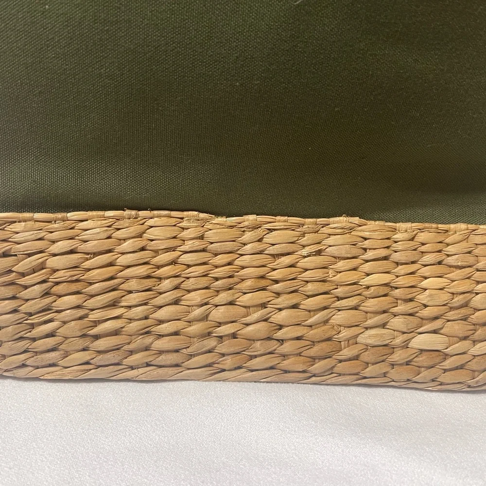 Embroidered Tropical Bamboo Handle Straw Handbag | Boho
Resort - Picture 6 of 6
